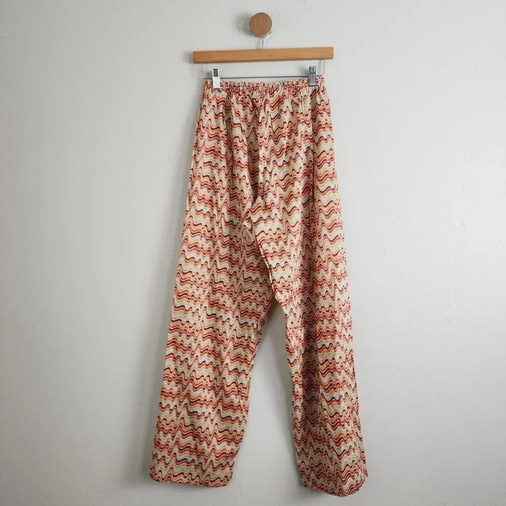 NWT Faithfull The Brand Montero Cotton Split-Leg Boho Pants Vadella Medium - Picture 10 of 13